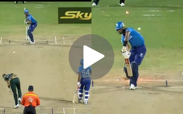 [Watch] Anrich Nortje's Artistic In-Swinger To Bamboozle Roston Chase In CPL 2024